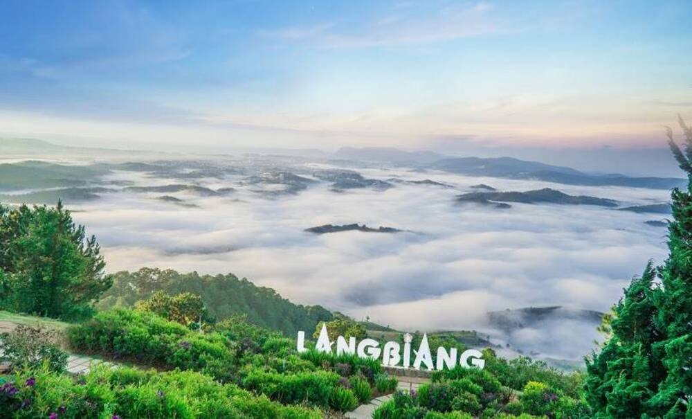 Check in tại núi Lang Biang