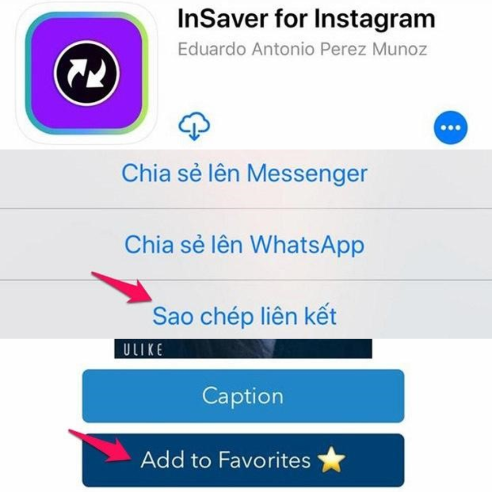 Các lưu ảnh trên Instagram về điện thoại iPhone bằng ứng dụng Insave