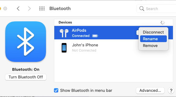 Kết nối Airpods với Macbook nhưng không nghe được