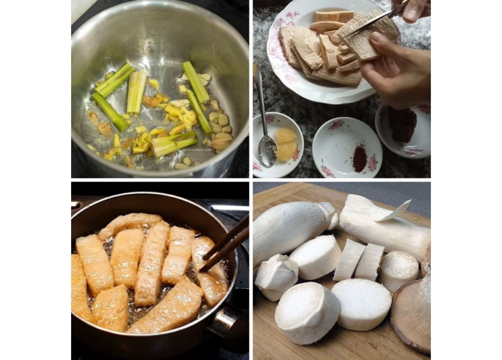 Các bước để nấu món bò kho chay từ sườn non chay
