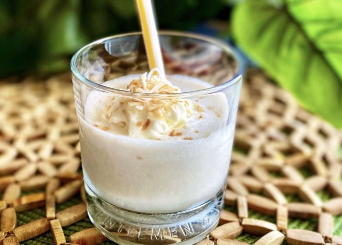 cách làm sinh tố dừa