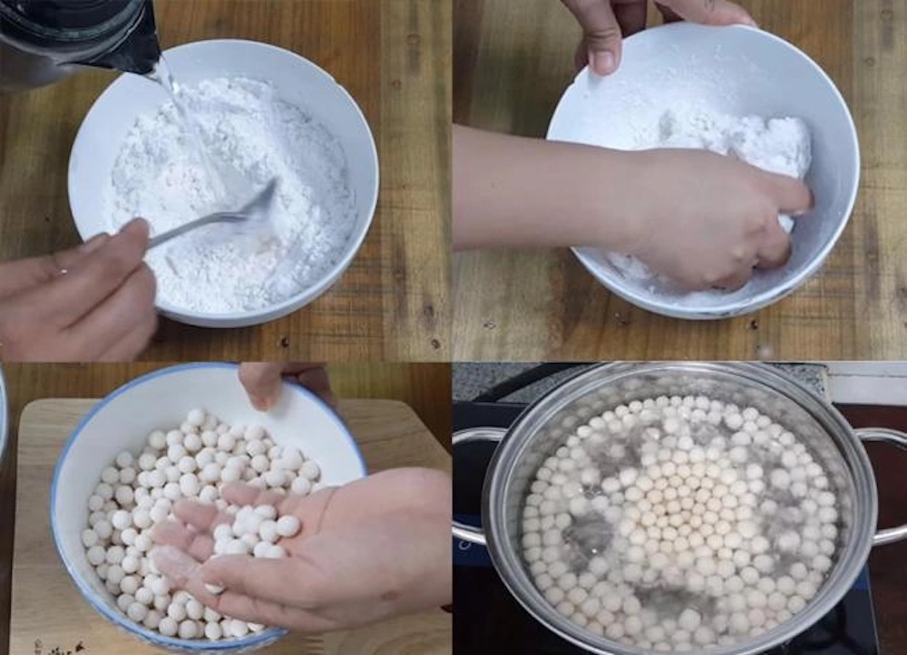 Trân châu trắng dẻo dai, làm đơn giản tại nhà