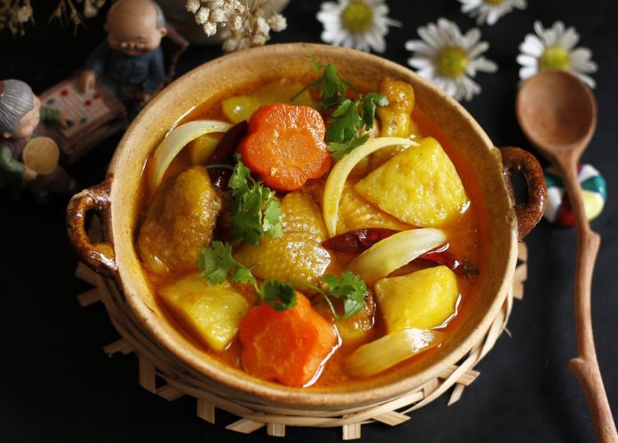 cách nấu cà ri gà