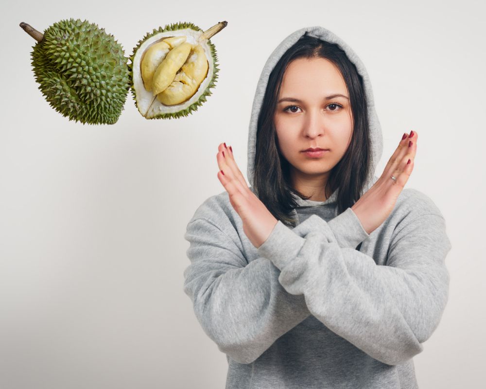 Không nên ăn sầu riêng biệt khi tách cân