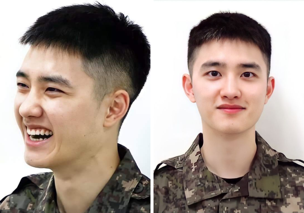 Kiểu tóc mohican không vuốt quân đội đầy nam tính