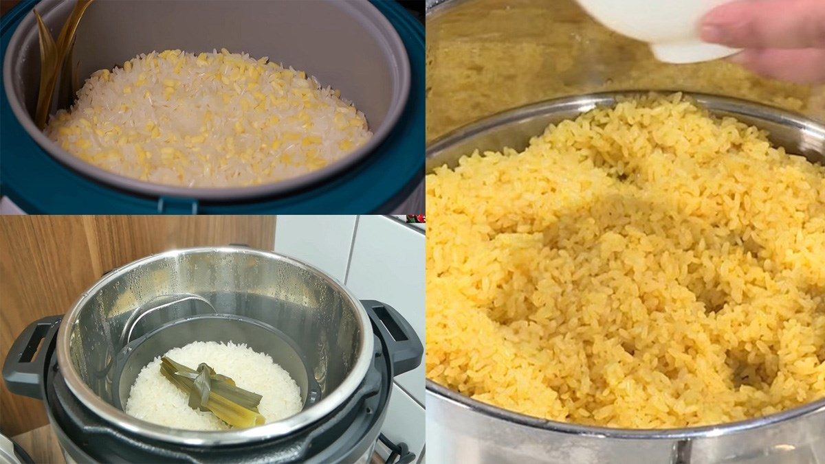 Ngâm gạo và nấu xôi 