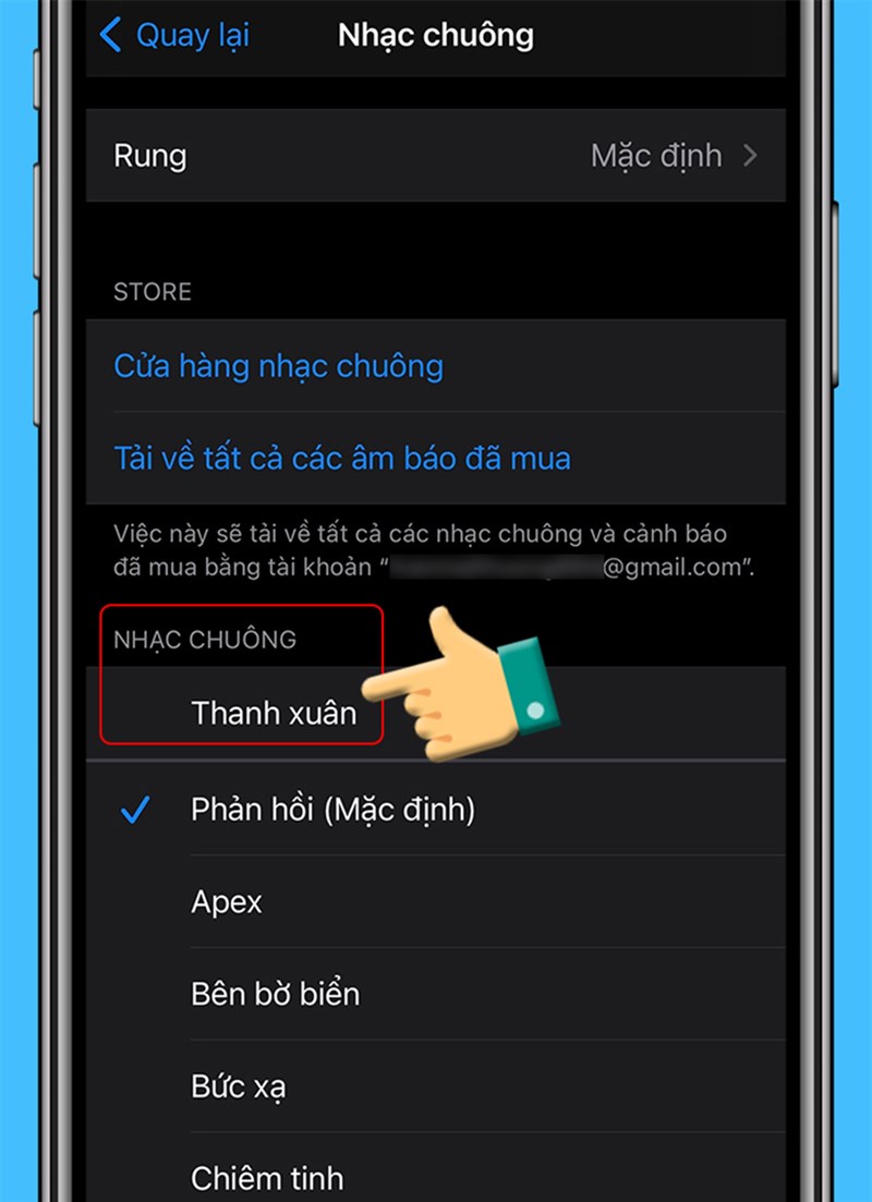 Tạo nhạc chuông trên điện thoại iPhone thành công 