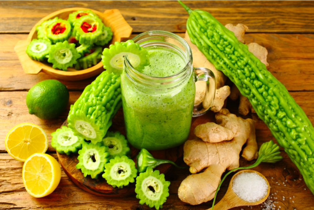 Nước ép khổ qua kiểm soát cơn đói