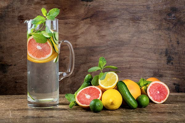 Detox dưa leo bưởi quen thuộc