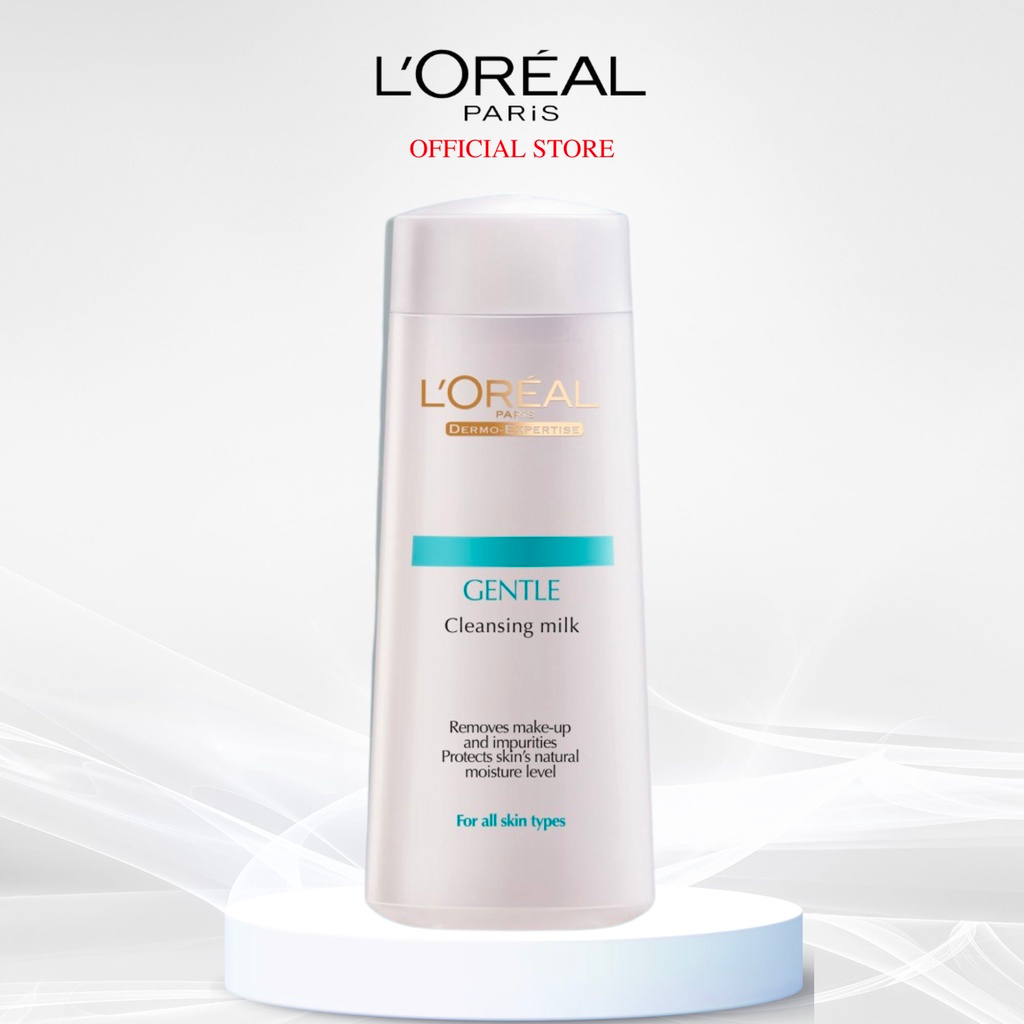Sữa tẩy trang L'Oreal Dermo Expertise Gentle Cleansing Milk 