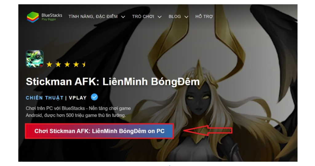 Truy cập BlueStacks để chơi Stickman AFK trên máy tính