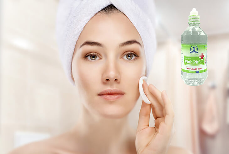 Nước muối sinh lý còn có tác dụng như toner