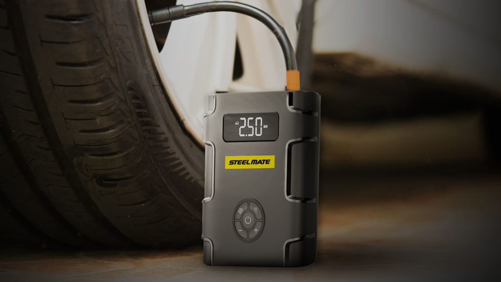 Bơm lốp ô tô loại nào tốt? Máy bơm mini Steelmate là lựa chọn phổ biến
