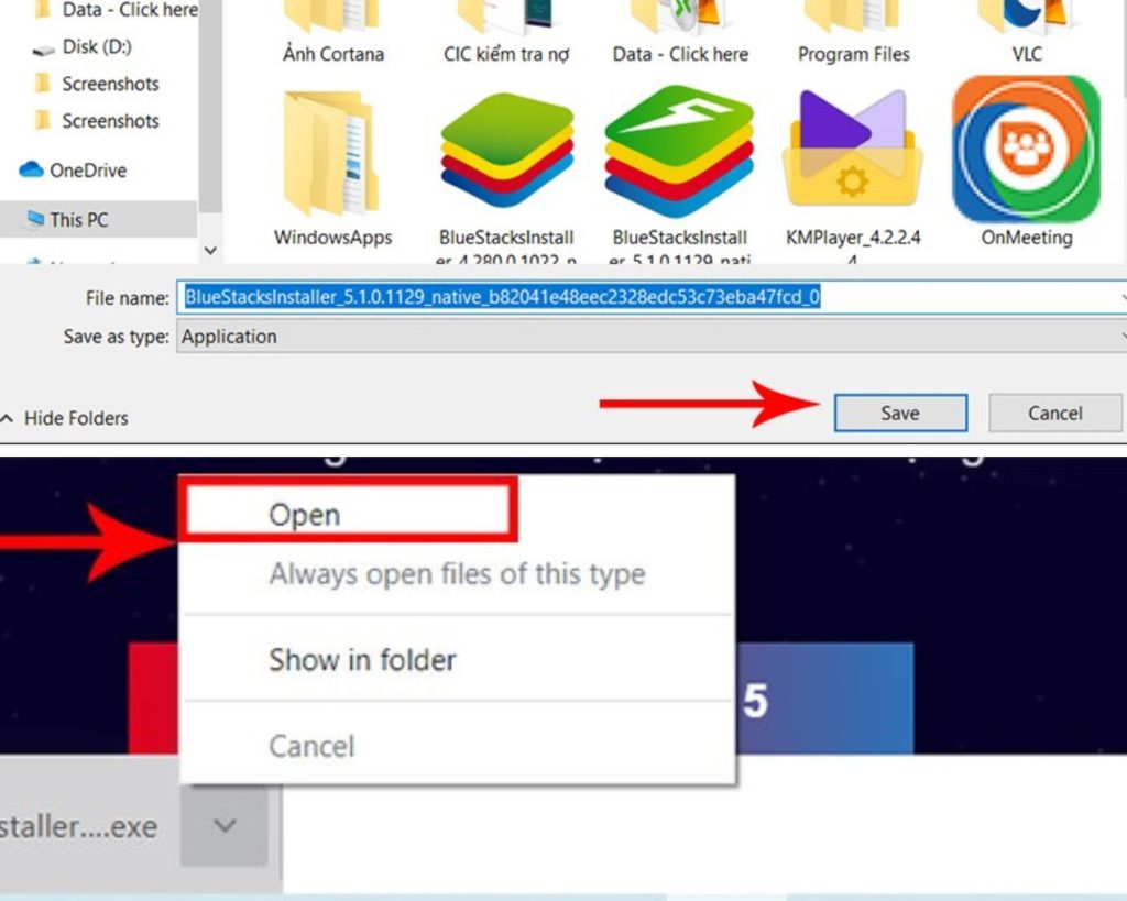 Cài đặt phần mềm Bluestacks