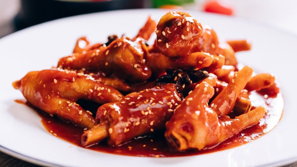 Chân gà rút xương xào sốt chua ngọt