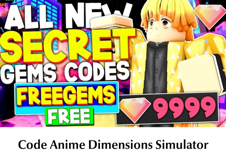 Tổng hợp code Anime Dimensions Simulator mới nhất 09/2023