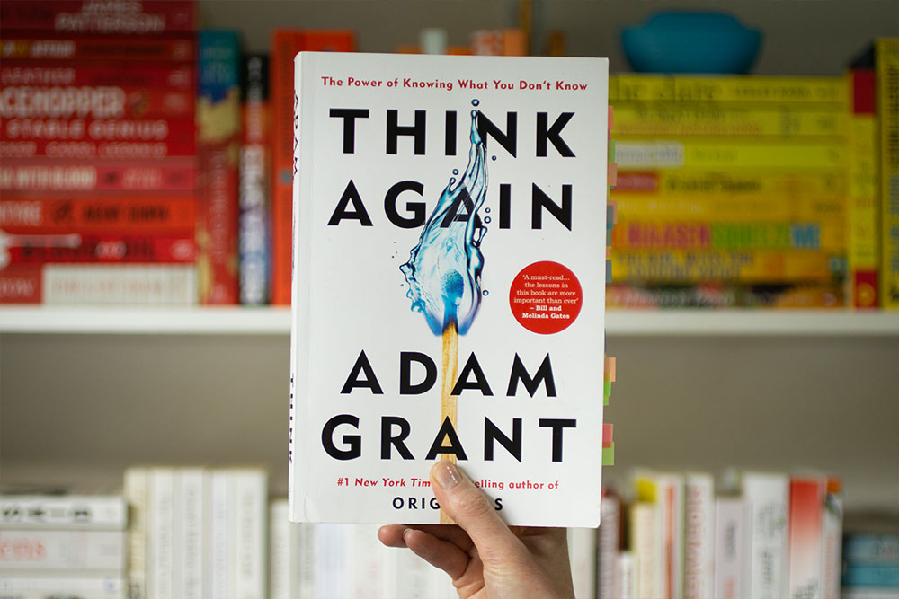 Think Again là một trong những cuốn sách bán chạy nhất của Adam Grant
