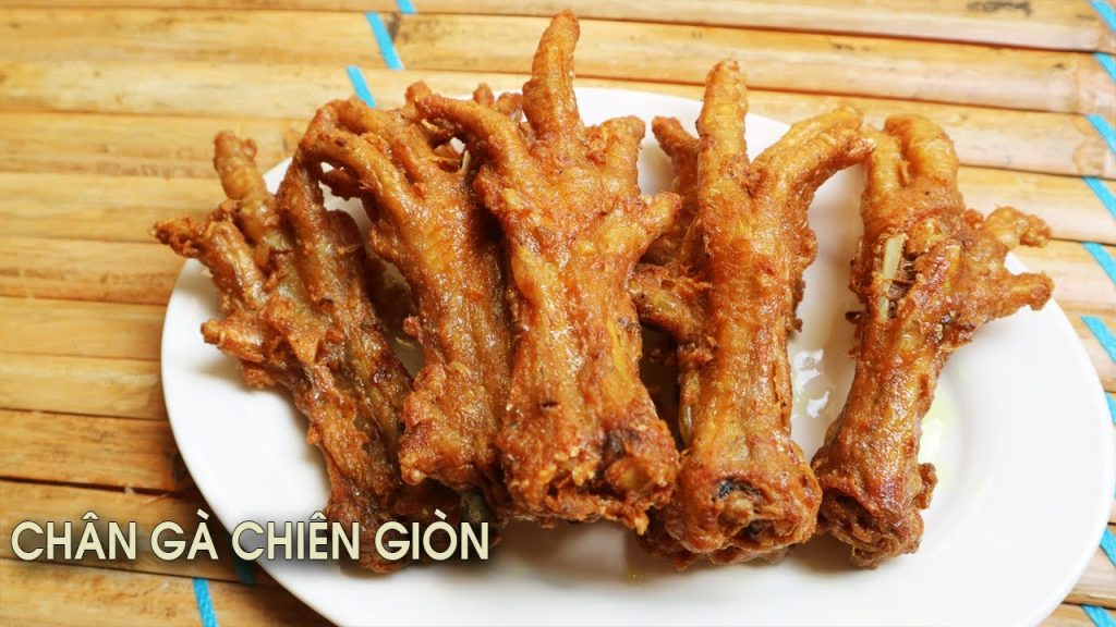 Chân gà rút xương chiên giòn
