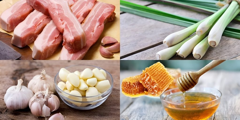 Nguyên liệu để làm món bún thịt nướng thơm ngon