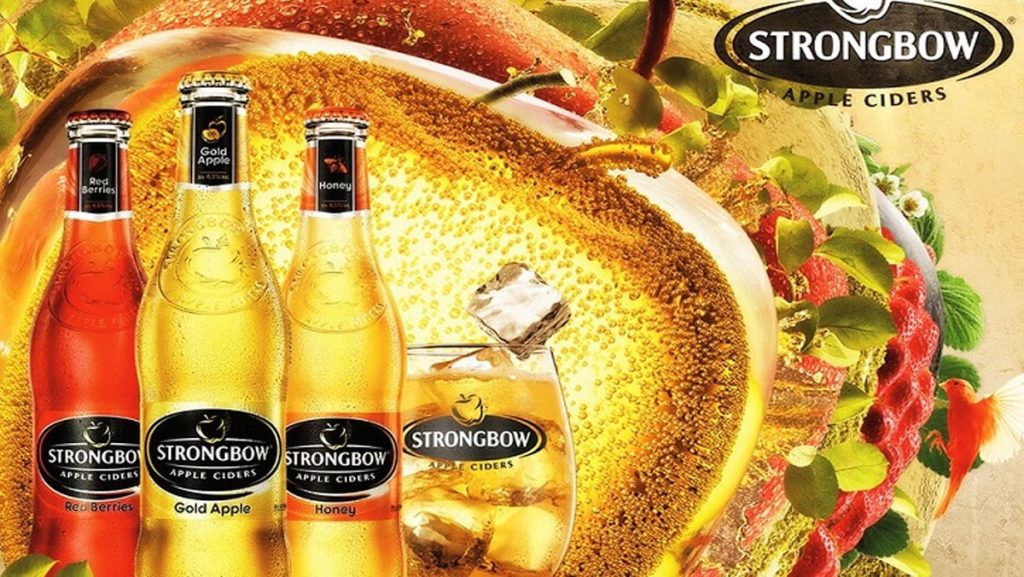 Strongbow là loại thức uống được lên men từ trái cây