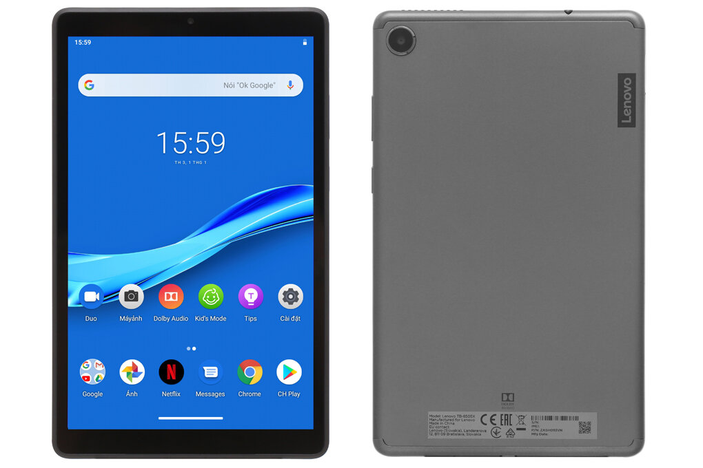 Lenovo Tab M8 TB-8505X 8.0 inch 32GB ZA5H0113VN có thiết kế gọn nhẹ