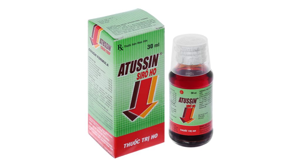 Siro ho Atussin Cough Syrup được bác sĩ khuyên dùng