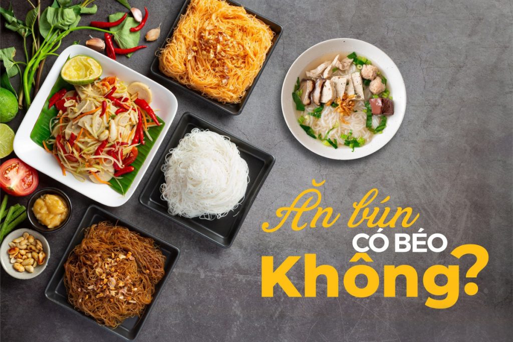 Ăn bún có thể kết hợp với nhiều nguyên liệu và chế độ tập luyện khác nhau để giảm cân