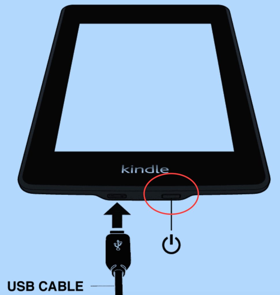 Tắt/bật máy đọc sách Kindle