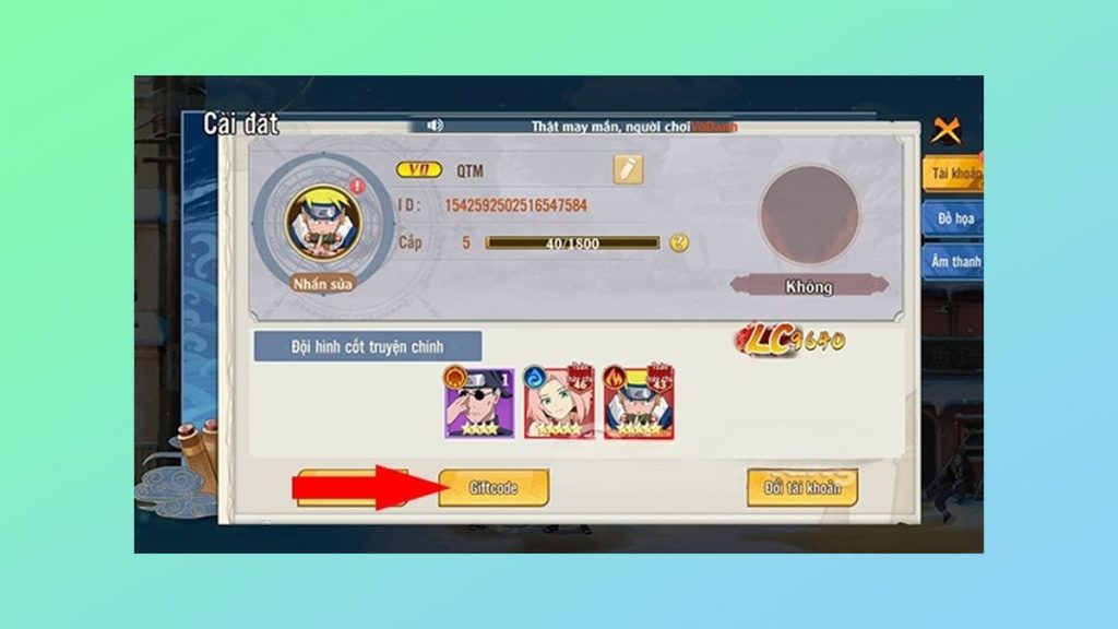 Nhập code game Liên Minh Nhẫn Giả cực đơn giản trên máy tính