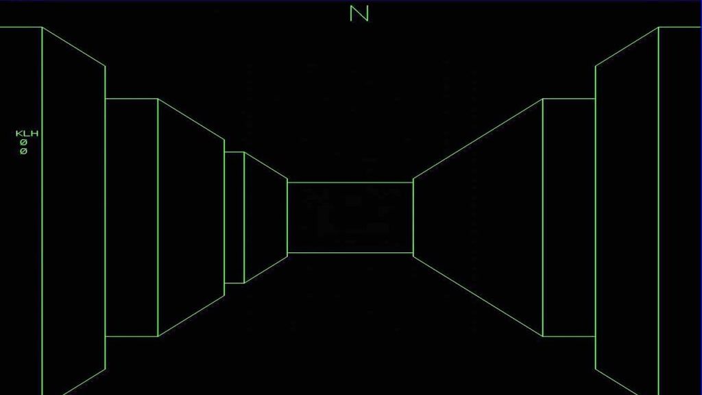 Cấu hình đơn giản Maze War ở giai đoạn đầu của tựa game FPS