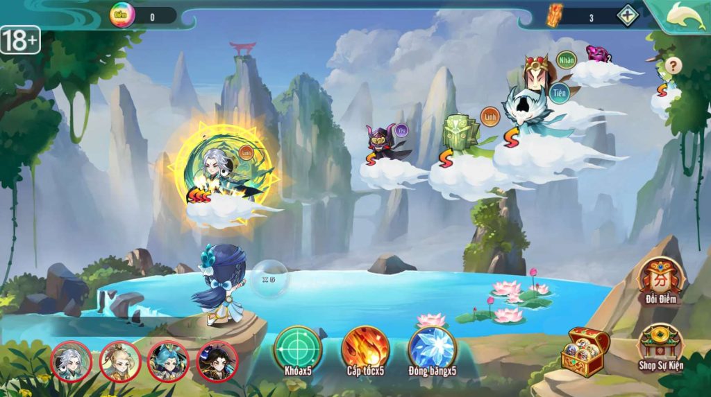 Tìm ô nhập mã code game lục giới phong thần