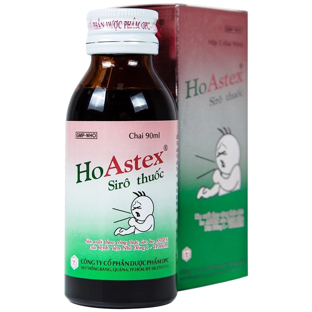 Siro ho Astex là sản phẩm uy tín đến từ thương hiệu dược phẩm lâu đời OPC