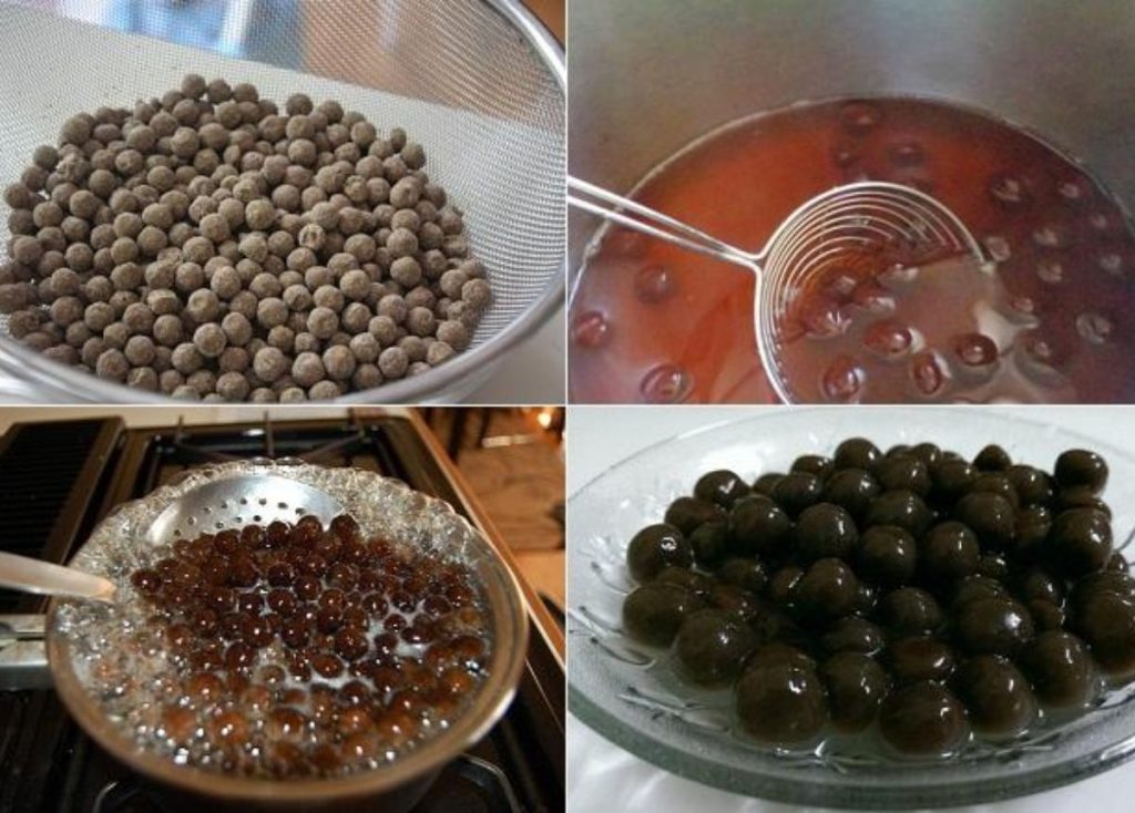 Trân châu làm từ bột cà phê siêu thơm