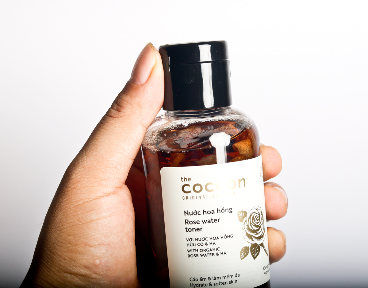 Toner cho da khô Cocoon Rose Water Toner