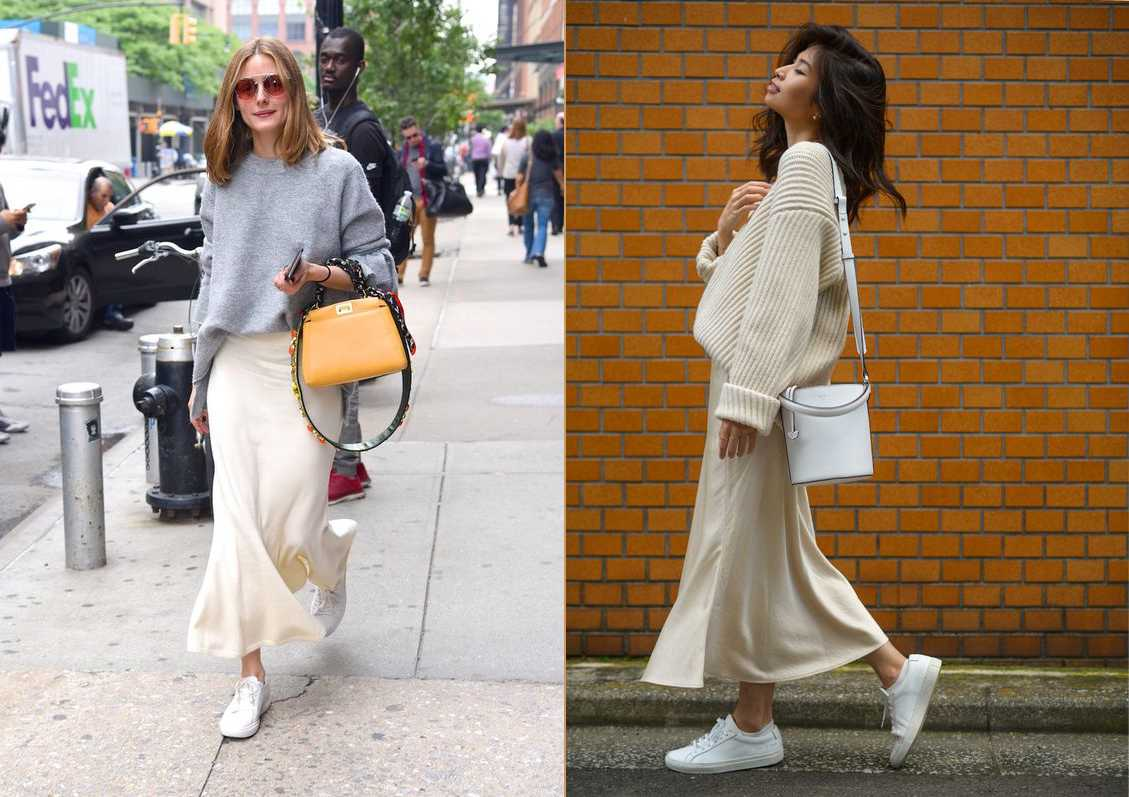 Sweater cùng chân váy