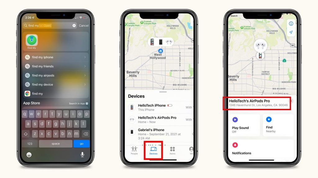 Tìm ngay Airpod bị mất nhờ ứng dụng Tìm (Find My)