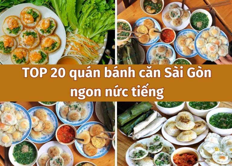 TOP 20 Quán bánh căn Sài Gòn ngon nức tiếng