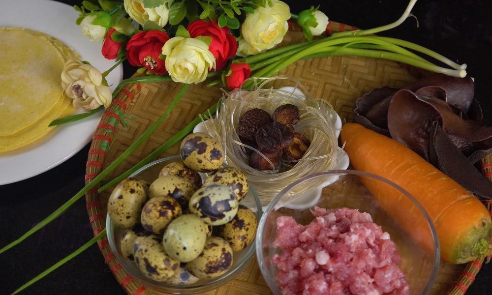 nguyên liệu làm bánh gối