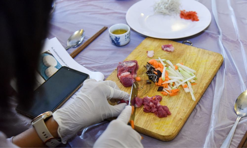 cách làm nhân bánh gối