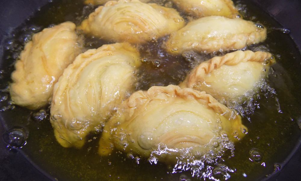 chiên bánh