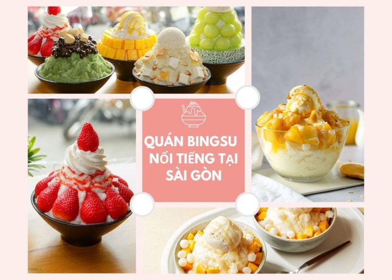 Bingsu là gì? TOP 10 Quán Bingsu ngon cực nổi tiếng tại Sài Gòn