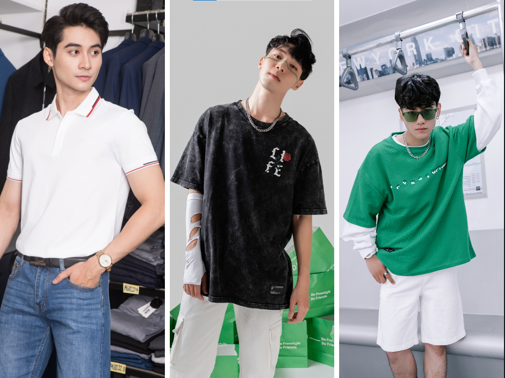 Mix đồ Tết trẻ trung, năng động cho nam với áo thun