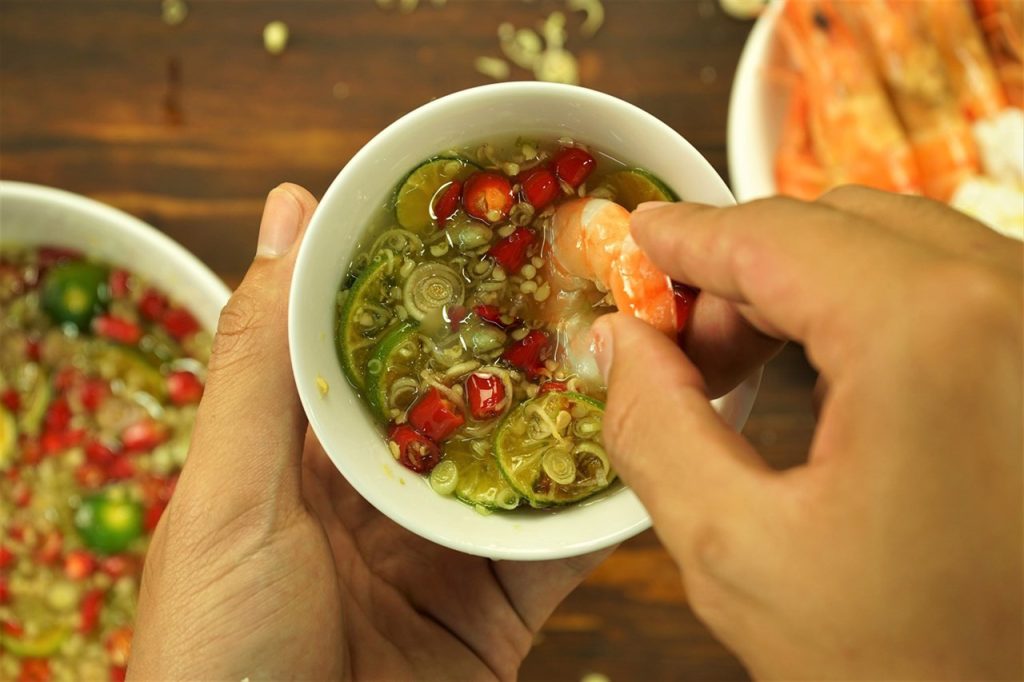Nước chấm muối hạt vỏ chanh