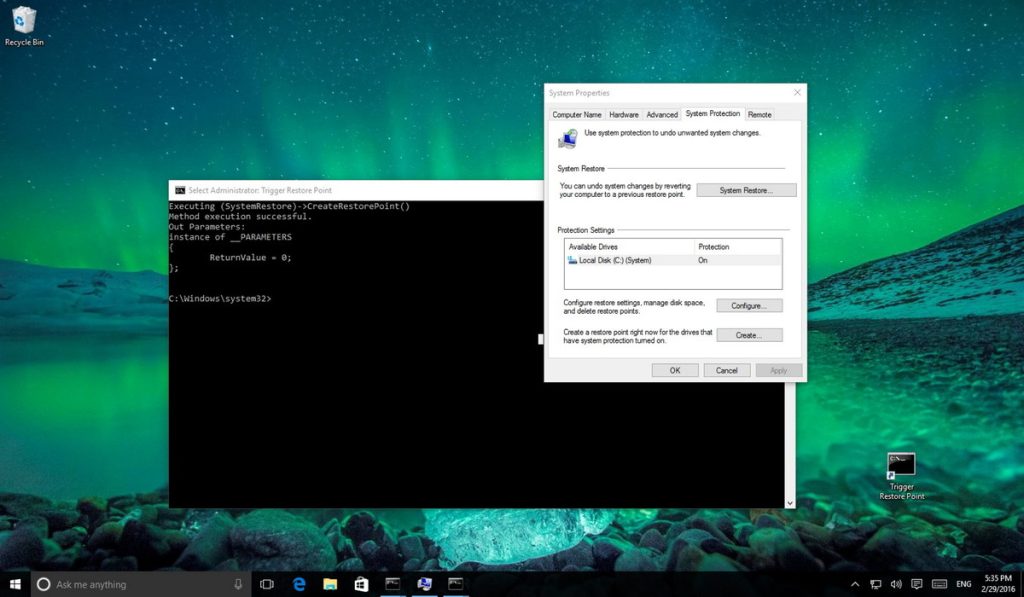 chức năng của restore