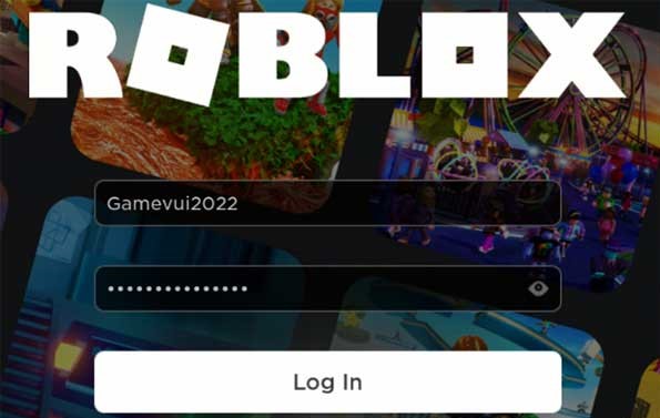 Đăng nhập vào tài khoản Roblox sẵn có trên máy tính hoặc điện thoại