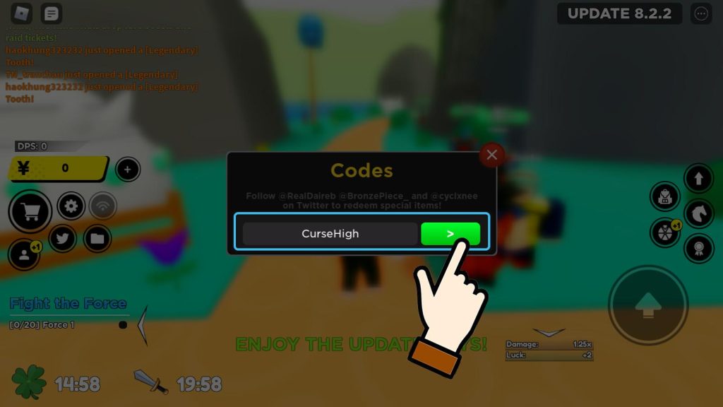 Điền mã code vào ô trống