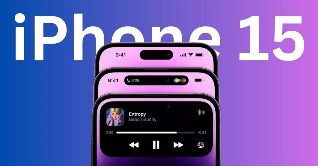 Dynamic Island được tích hợp trên iPhone 15