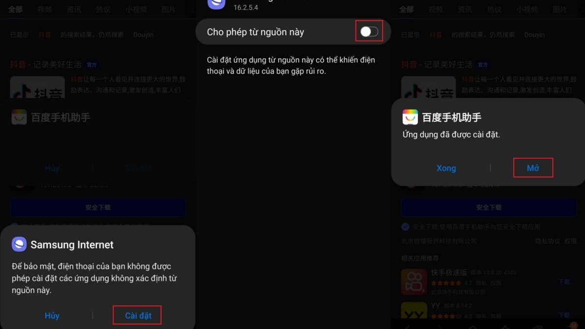 Cách tải Douyin APK (TikTok Trung Quốc) trên Baidu bước 2