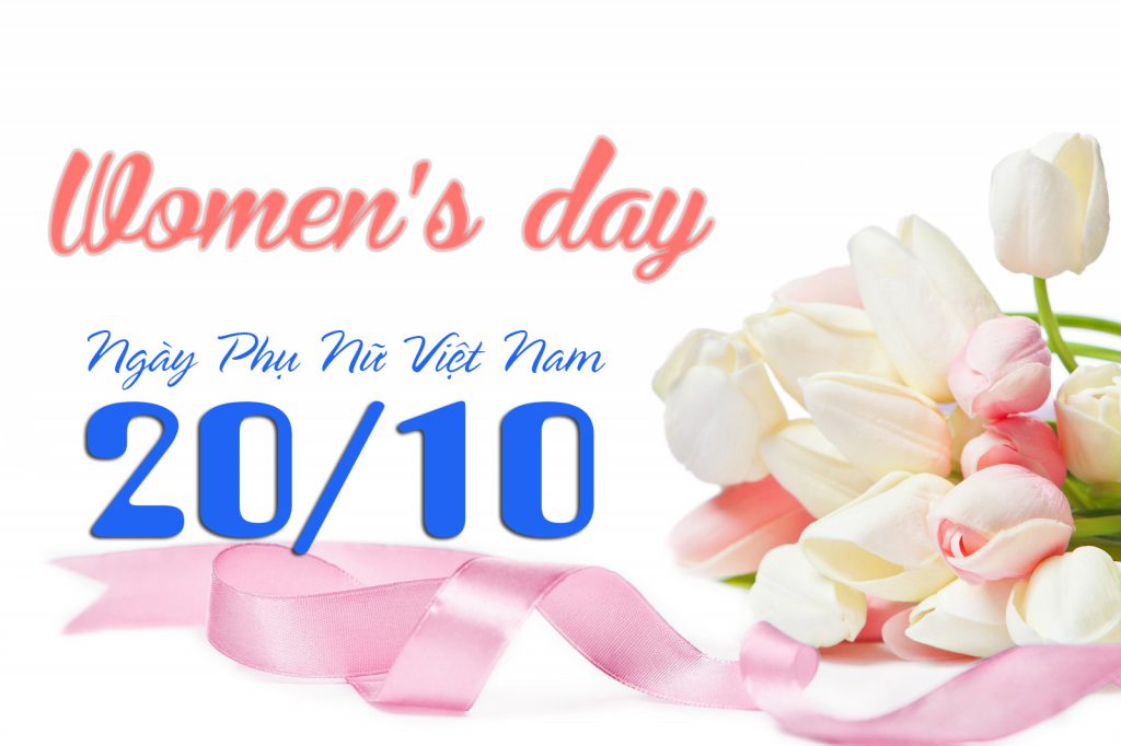 Thiệp chúc mừng Ngày Phụ nữ Việt Nam 