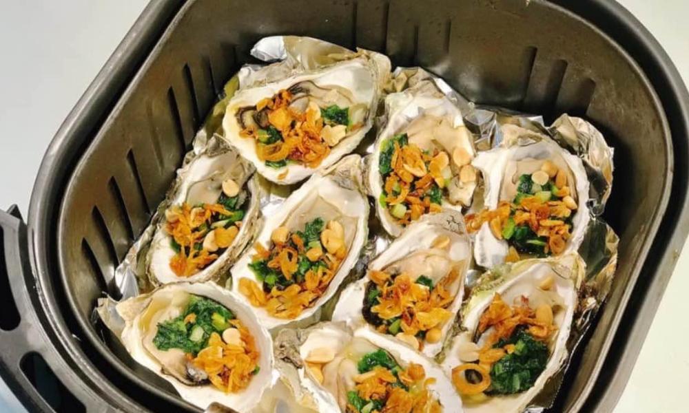 món hàu nướng bằng nồi chiên không dầu